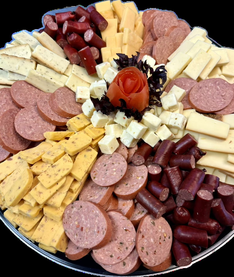 cheese and meat platter